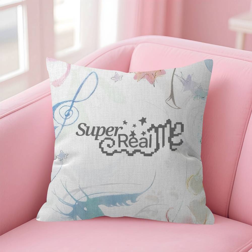 Pillow Cover For Bedroom Room And Living Room Sofa Decorative Cushion Cover Korea I-I-Illit Album