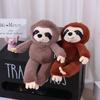 Simulation Sloth Small Pendant Bag Charm Sloth Plush Toy Kids Toy Plush Sloth Keychain  Schoolbags