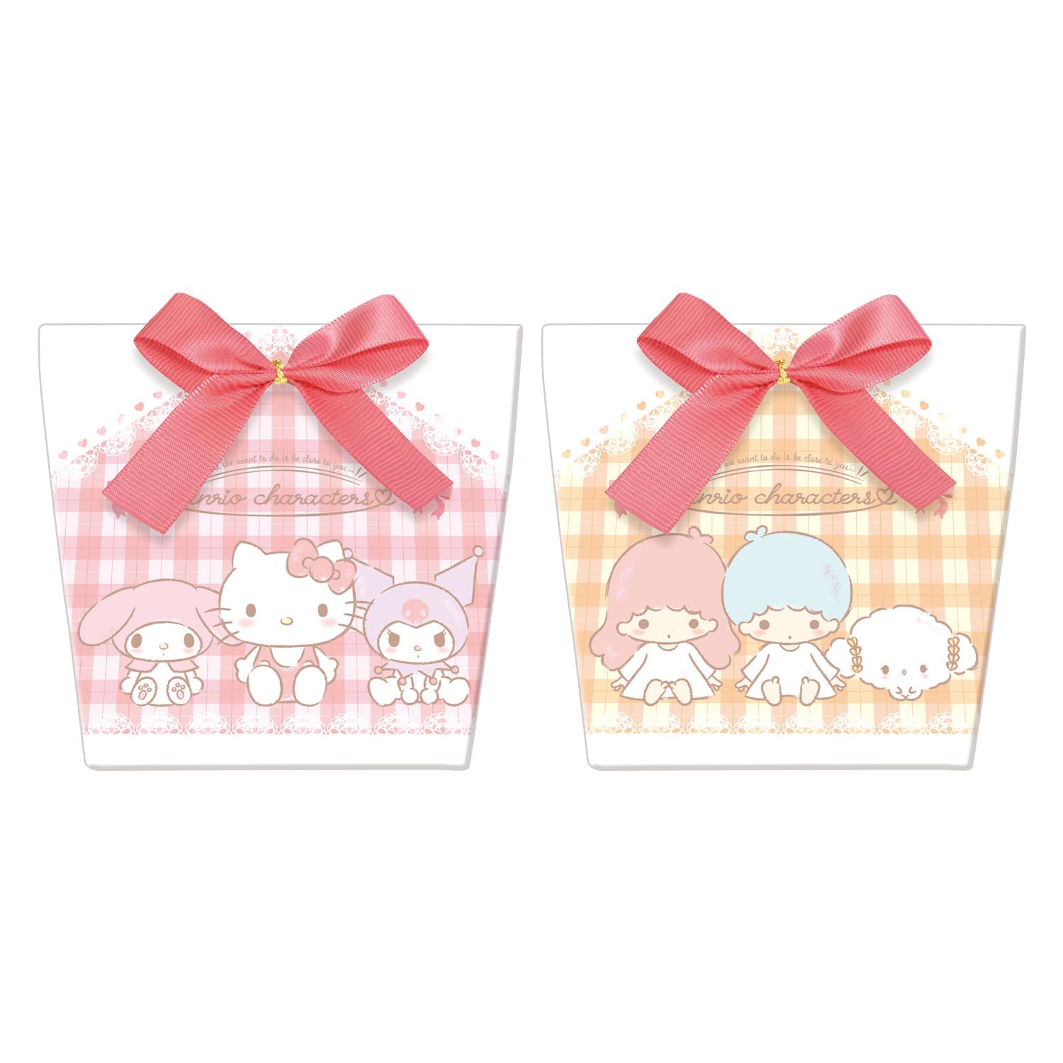 Heart Sanrio Ribbon Gift Candy Toy Set of Semi-Chocolate [Box 18]