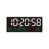 Time/Date/Week/Temp Display Digital Wall Clock 12/24H Electronic Table Clock  Living Room
