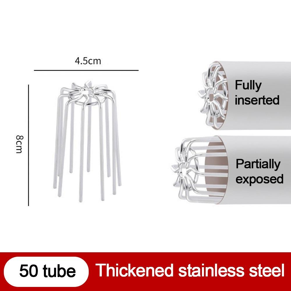 

Защита водосточного желоба из нержавеющей стали, ловушка для листьев и мусора, заглушка водосточной трубы, водоотводная сантехническая арматура 50 tube