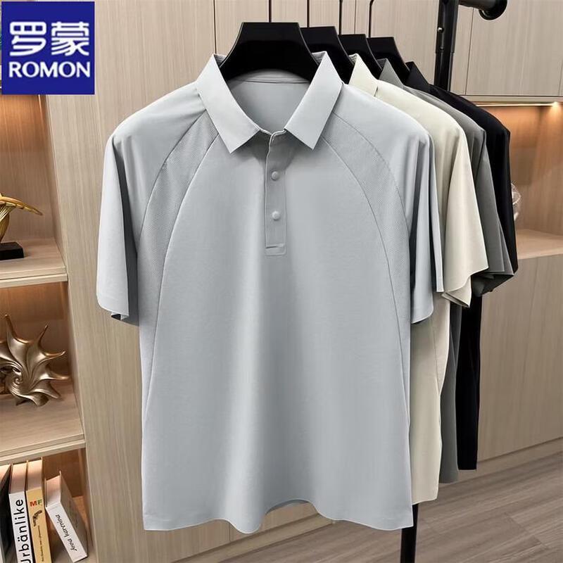 ROMON Men s Summer Short-Sleeved Polo Shirt 3XL/56