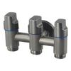 3 Way Angle Valve Easy To Install One Inlet Three Outlets