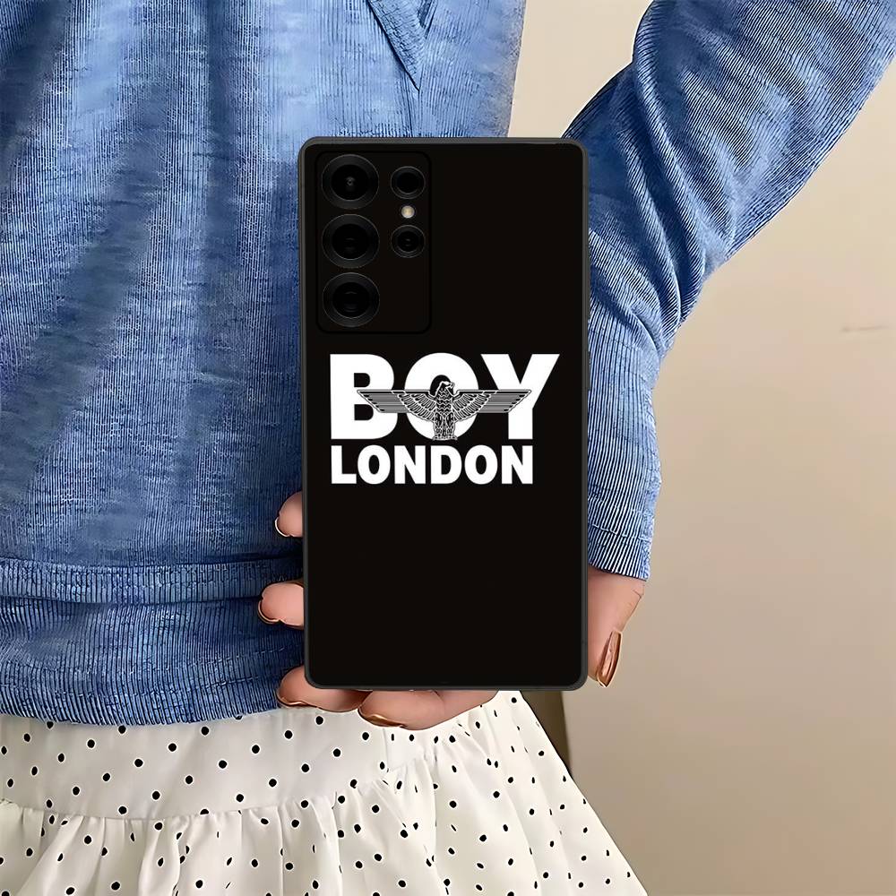 

Fashion Brand B-Boy L-London Phone Case For Samsung S 24 Fe 25 Ultra Plus 20 Lite 21 30 22 23 24 22 Ultra 5G Fundas Samsung S24 Plus