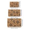 Floral Printed Entrance Non-slip Door Mat Bedroom Bedside Foot Mat Living Room Balcony Hallway Rugs Bathroom Toilet Floor Mat