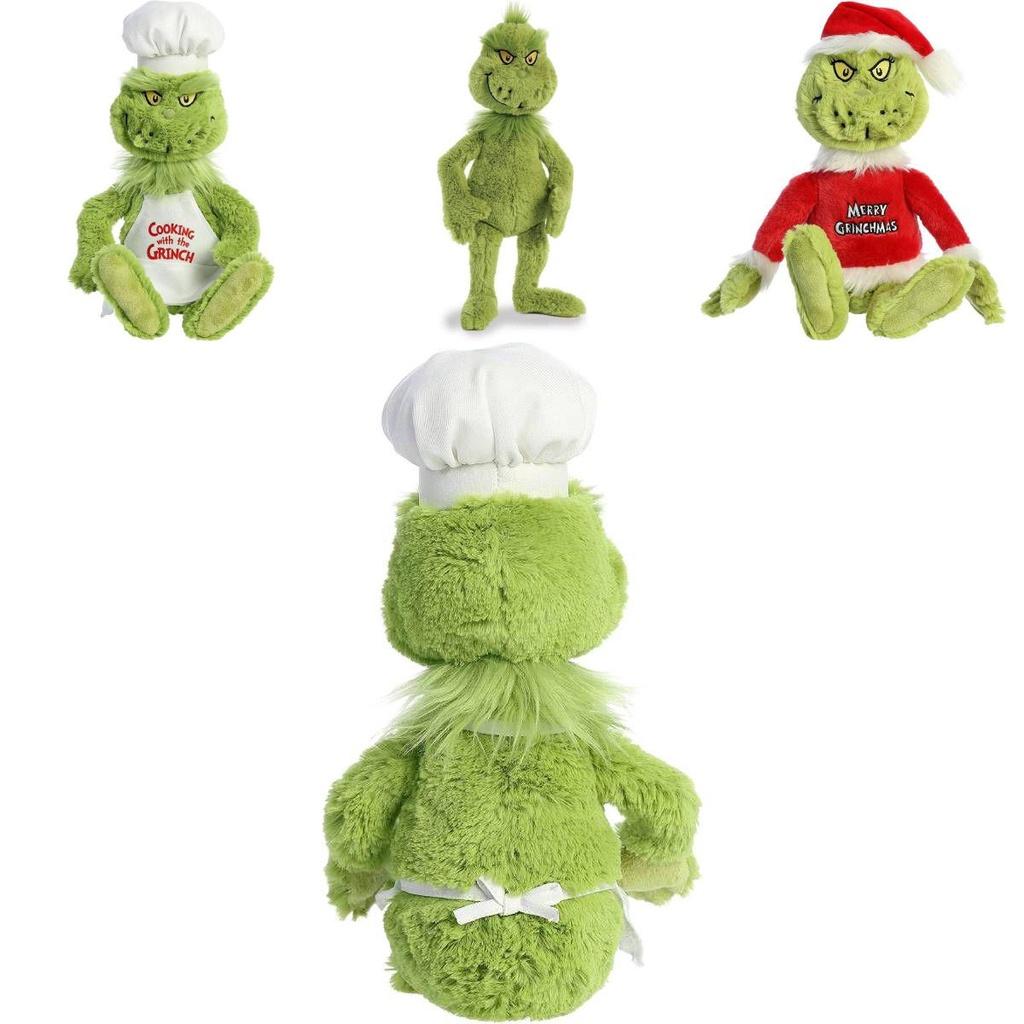 Grinch Weihnachten Koch Verkleiden Plüschtiere Stoffpuppen Kindergeschenk Weich Kuschelig