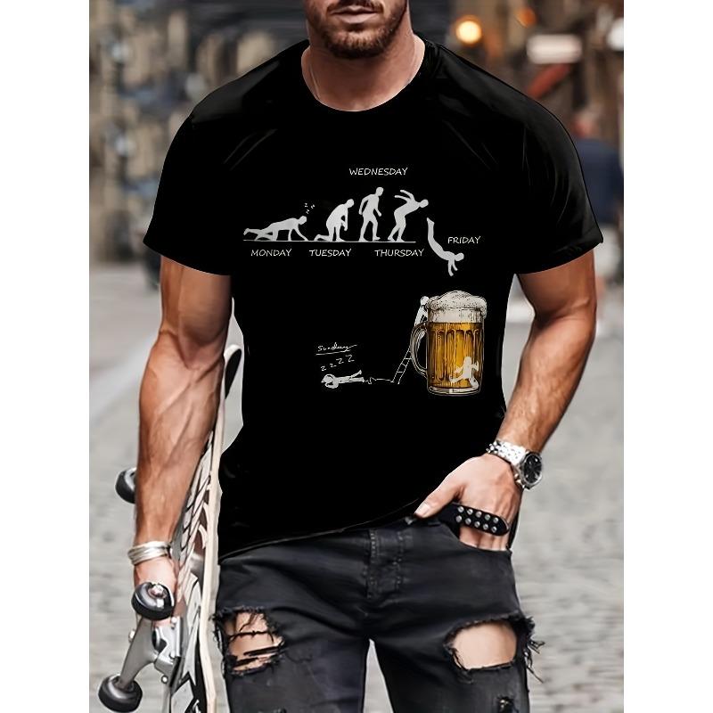 

European sizes Polyester Short-sleeve Mens Shirt, Lightweight and Breathable, with Stretchy and Slim-fit Design. Perfect for Travel, Summer 4XL чорний