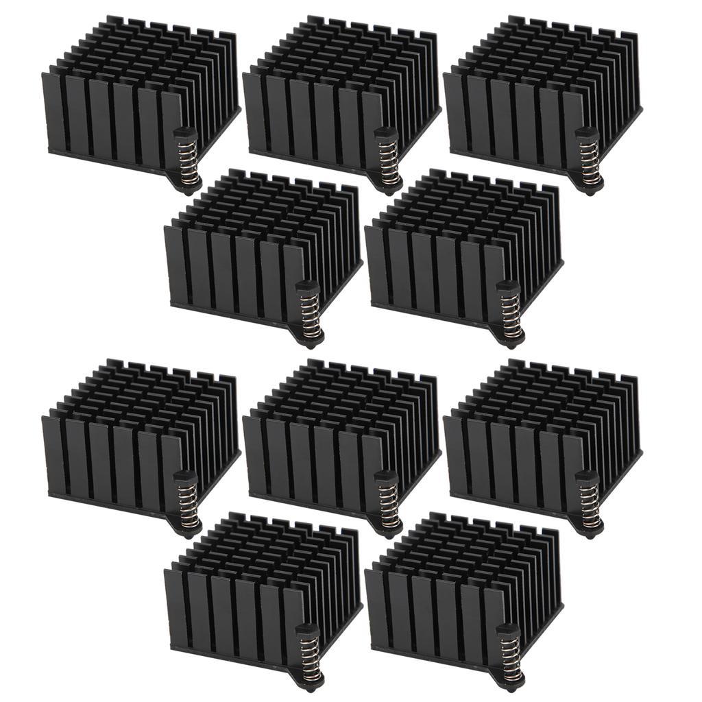 10 buc. Sistem de răcire din aluminiu cu radiator pentru plăci de bază compacte pentru radiator pentru computere