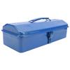 Blue Toolbox Metal Structure High Load Bearing Portable Tool Storage Organizer for Workshop Garage Car Job Site 350