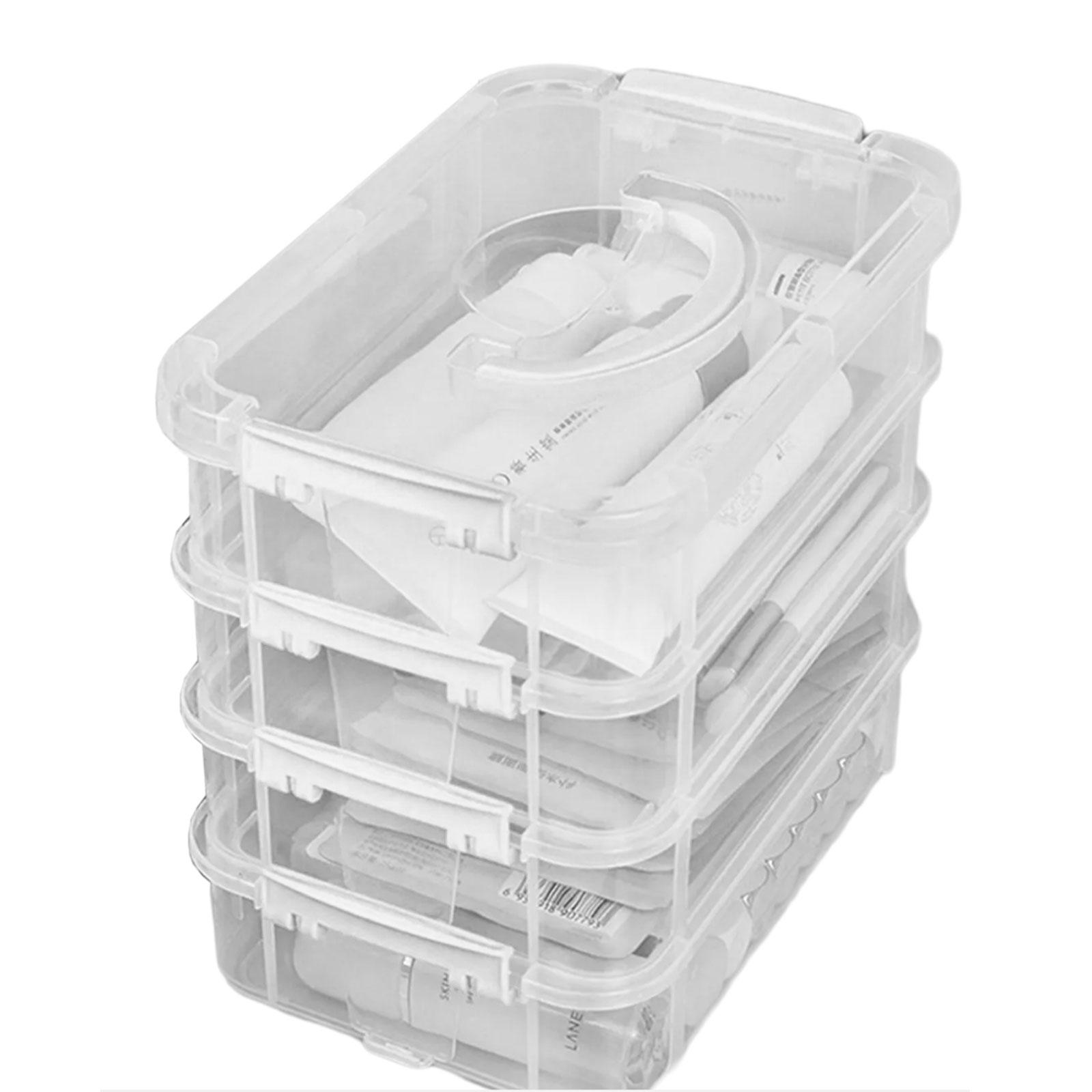 Ящик для хранения для организации дома и офиса Пластиковый настольный контейнер для макияжа Инструмент для организации игрушек и мелочей 1 1190₽