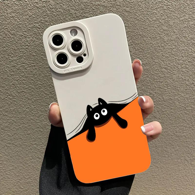 Cat Pattern Silicone Phone Case for Samsung S23 Ultra S22 S21 S20 FE Plus Note 20 A13 A23 A33 A53 A73 A14 A34 A54 A32 A52s Cover