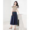 Elegant Mixed Texture Summer Women's Set