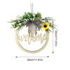 Welcome Door Hanger Door Decoration Door Wreath Front Door Wreath Decor