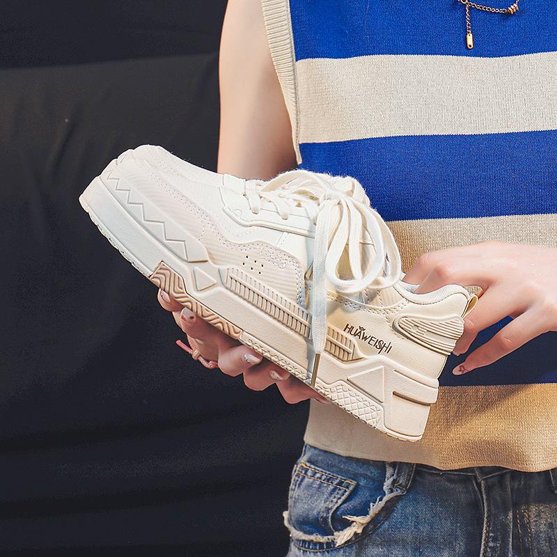 

Little white shoes new autumn shoes women s tide versatile niche heightening casual shoes sports shoes 0 40