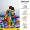 1pc Inside Out Printing Blanket - Soft, All-Season Throw for Living Room, Bedroom,Personalized Gift with Adorable Cartoon Design