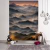 Mist Forest Background Tapestry Room Decoration Natural Landscape Wall Background Cloth Living Room Home Decoration Wall Hanging