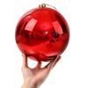 1 Stück 12/15/20 cm Weihnachtsdekorationskugel Christbaumschmuck Hängen Glänzende Kugel für Zuhause Bar Party Hochzeit Weihnachtsdeko