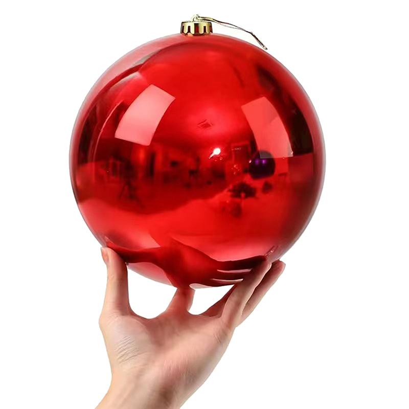 1 Stück 12/15/20 cm Weihnachtsdekorationskugel Christbaumschmuck Hängen Glänzende Kugel für Zuhause Bar Party Hochzeit Weihnachtsdeko