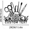 Metal Wall Art Nail Tech Sign Personalized Shop Name Decor Hot Sale