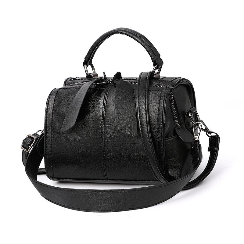 Women's 2026 Korean Winter Fashion Soft Leather Handbag: Shoulder & Crossbody Bag