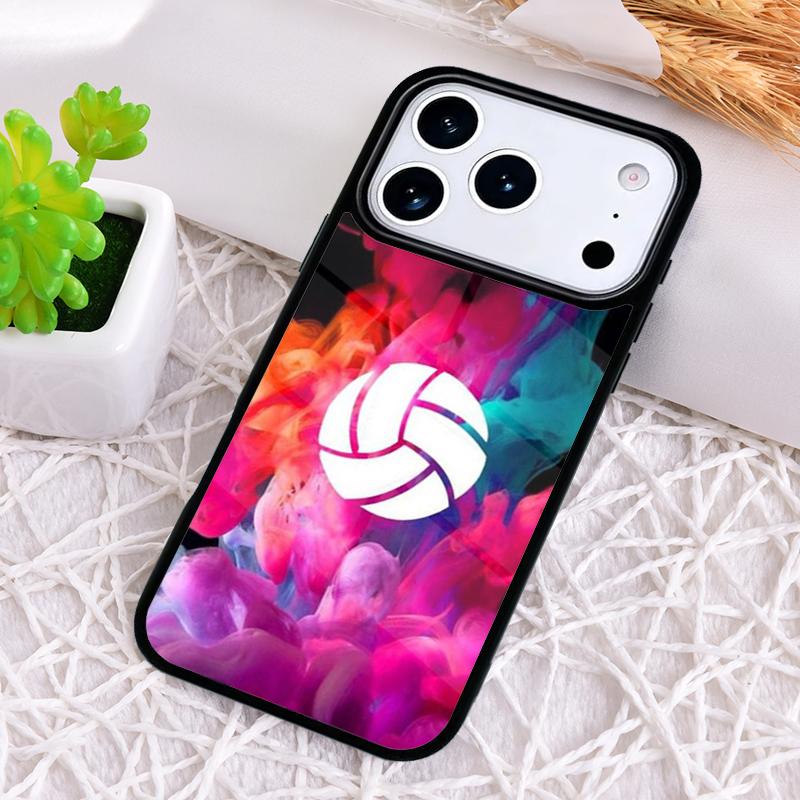 Sportovní Láska Volejbal Nárazuvzdorný Kryt na Telefon pro iPhone 17 Air 16e 15 11 12 14 13 Pro Max Kryt Coque