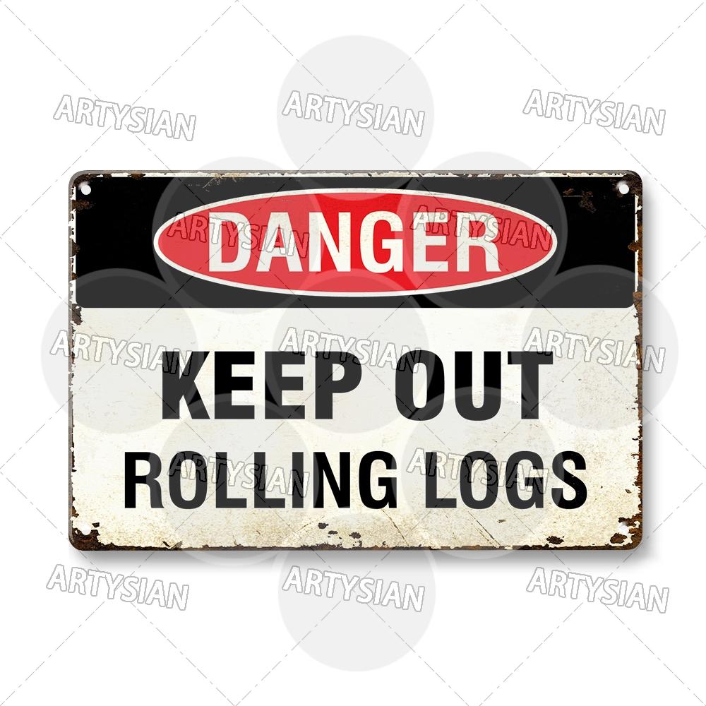Workplace Warning Metal Sign PPE Plaque Restricted Area Safety Notice Workers Overhead Workplace Rules Construction Site Poster