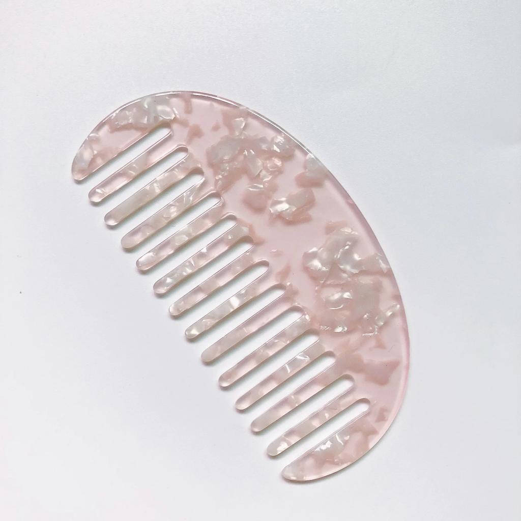Pettini per capelli in acetato a denti larghi Antistatici Spazzola per capelli da massaggio Parrucchiere Colorato Salone di acconciatura Styling Accessori da viaggio