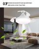 **Silent Ceiling Fan & Light: Invisible E27 Mount for Bedroom, Dining & Living Room**