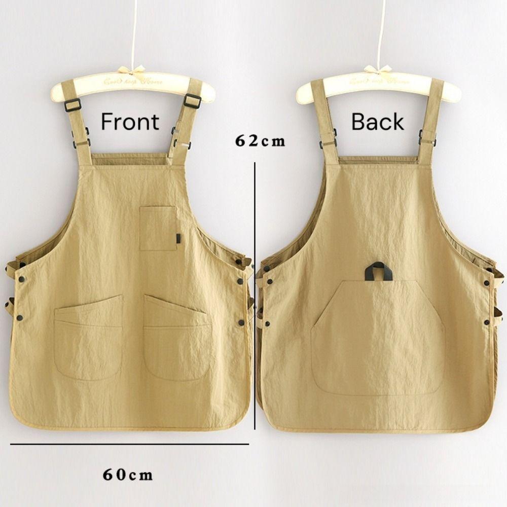 New Japanese Style Catering Workwear Apron Stain Resistant Household Painting Aprons Waterproof Work Clothes for Cafe Barber