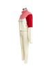Autumn Color Block Hoodie & Skinny Pants Two-Piece Set