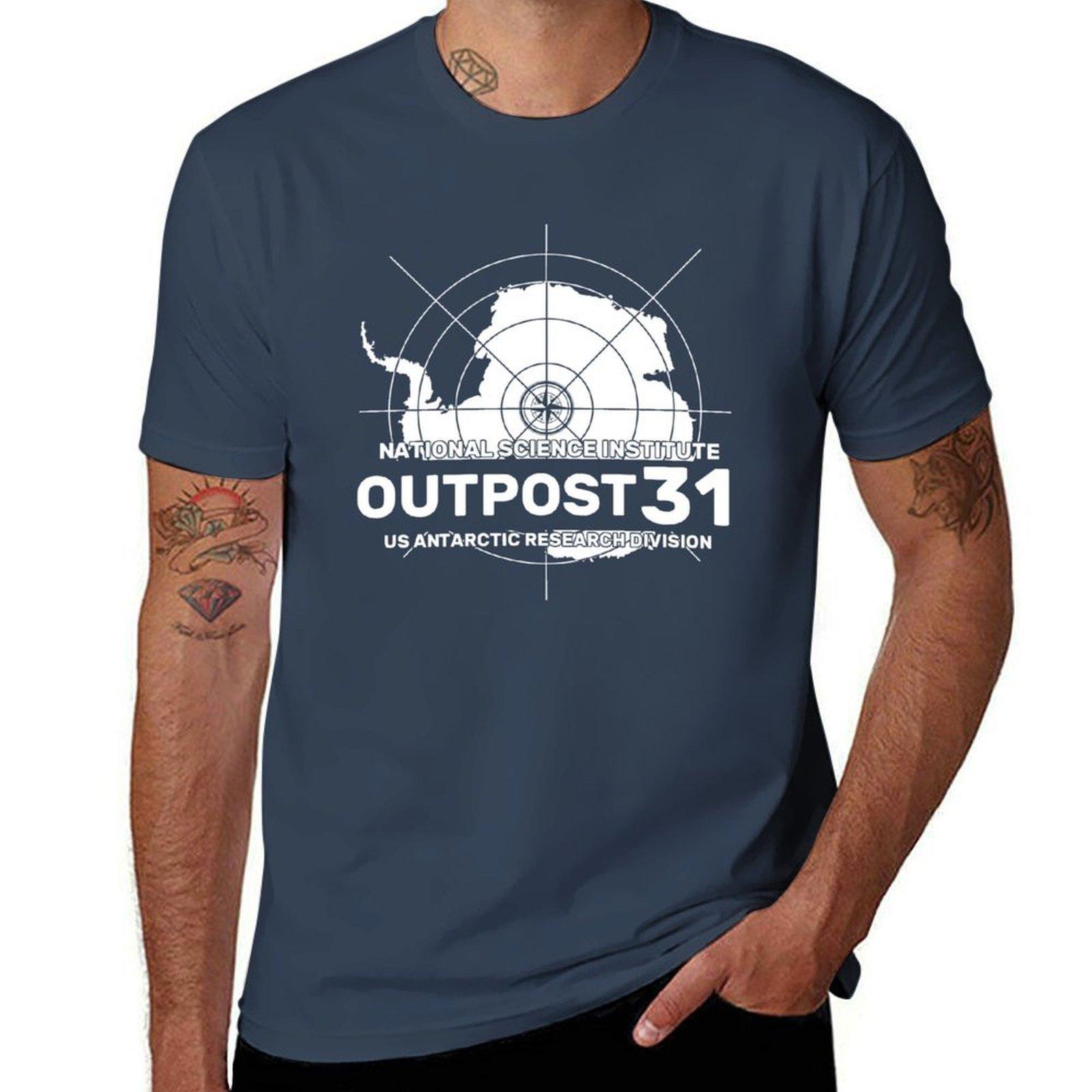 Outpost 31 Antarctic Research Division Tshirt Minimalist Graphic Tee Shirt S