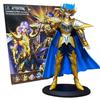 19CM Anime Saint Seiya Gold Saint Figure Aries Pisces Capricorn Aquarius Stand Animation Model Toys Gifts Collection Decoration
