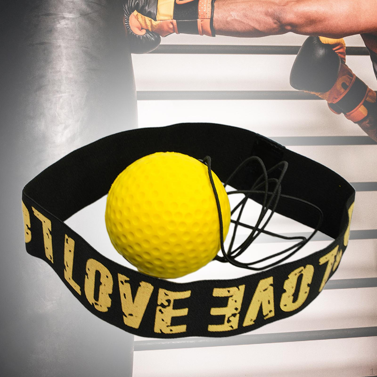 

Пов язка на голову з боксерським рефлексом, регульована координація рук, очей, тренування, удари 20g Soft Ball