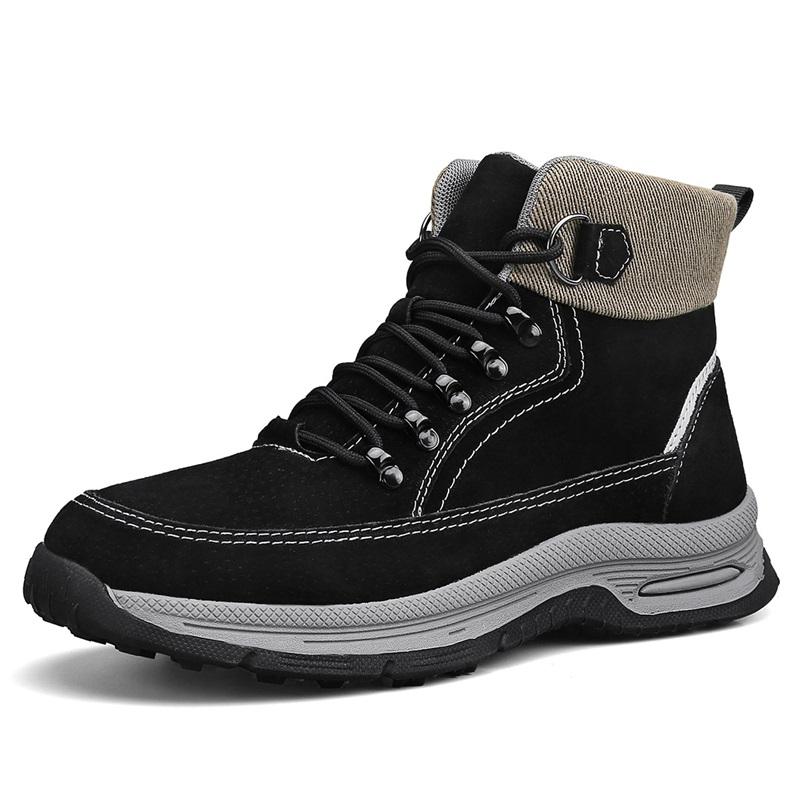 

Модные брендовые мужские замшевые ботинки, рабочие ботинки для активного отдыха, мужская походная обувь, рыцарские мотоциклетные ботинки, красивая повседневная обувь, бесплатная доставка 46