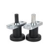 3 Colors Plastic Knob Steel Pin Plate Mount Lock-Out Hand Retractable Spring Plungers Indexing Plungers With Steel Plunger Pin