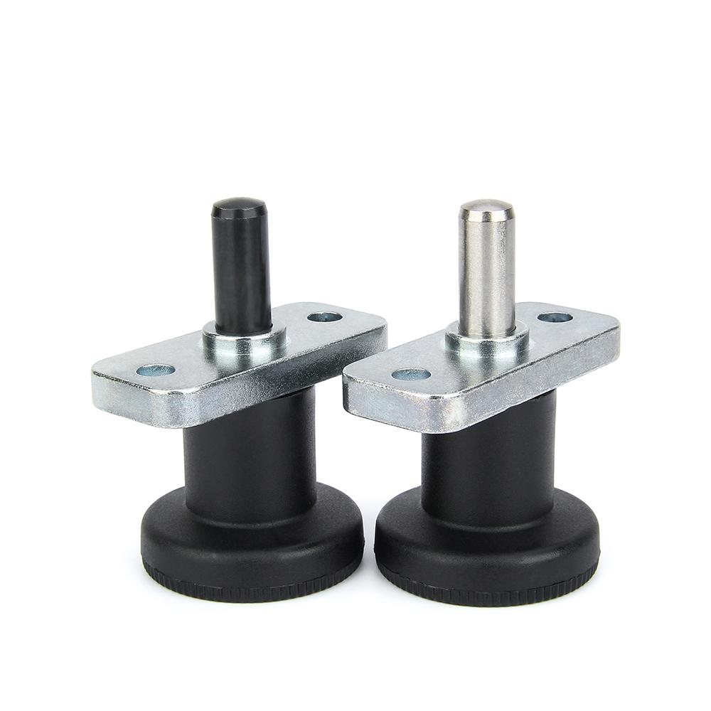 3 Colors Plastic Knob Steel Pin Plate Mount Lock-Out Hand Retractable Spring Plungers Indexing Plungers With Steel Plunger Pin