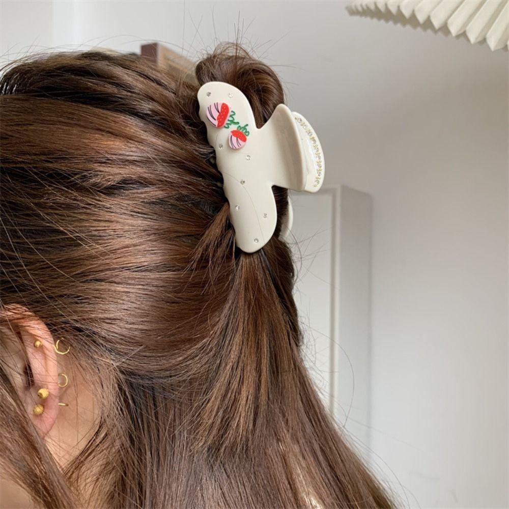 Fashion Acetate Hair Gripper Flower Heart Series Hair Accessories Shark Hair Claw Fashion Headdress Hairpin Headwear Women/Girls
