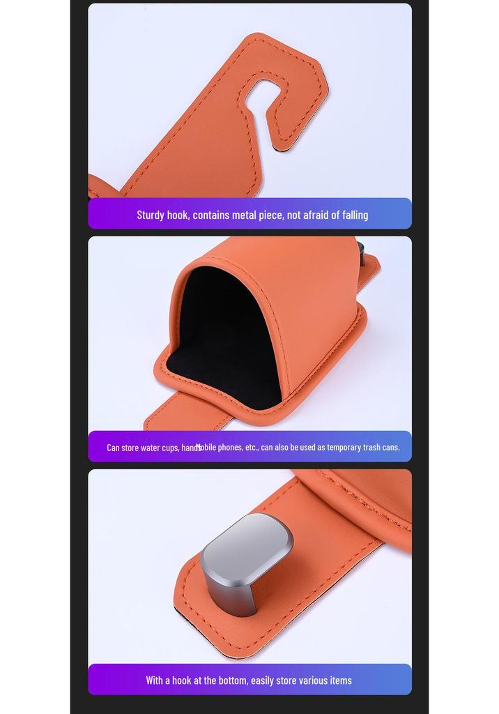 Multifunctional Car Seat Headrest Hook & Cup Holder