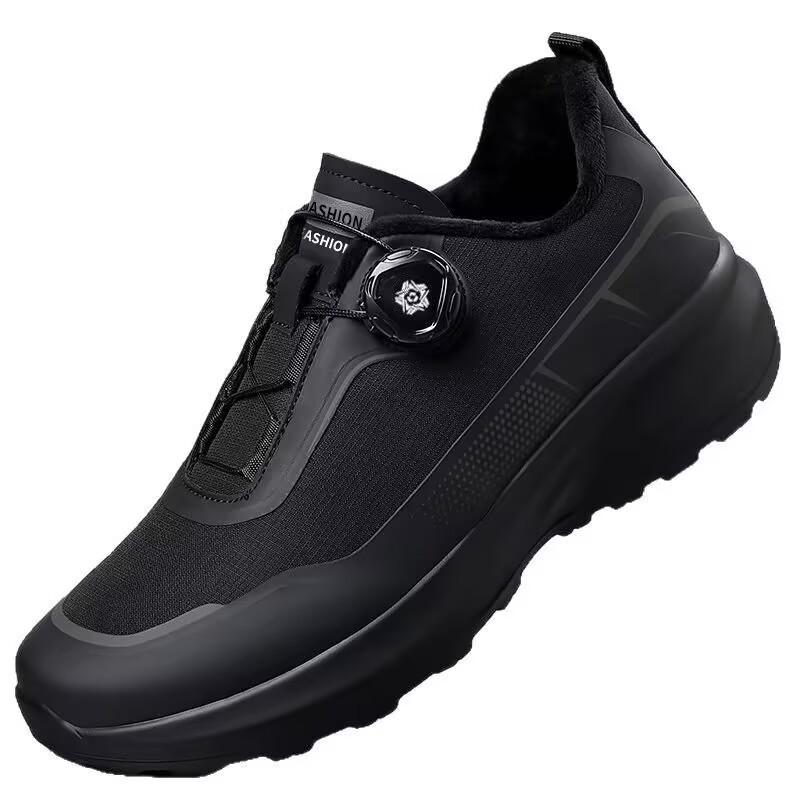 Men's Shoes Spring Thick Soled Rotating Button Sports Men's Mountaineering Dad Shoes Outdoor Soft Soled Sports Shoes
