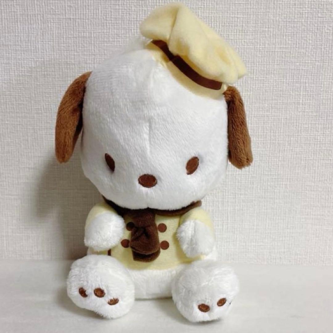Pochacco White Cook Plush Toy Sanrio Characters