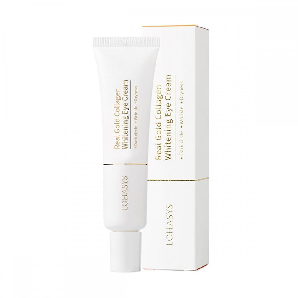 Lohasis Real Gold Collagen Whitening Eye Cream 30g X 2