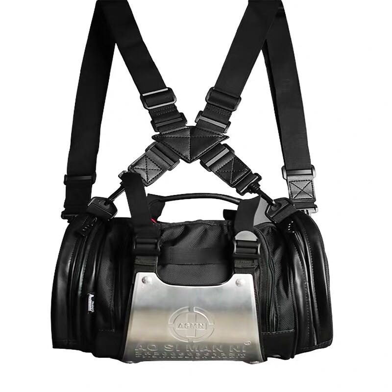Electric bike backpack riding charter locomotive motorcycle bag sports men and women s fashion backpack outdoor dynamic alumin чёрный