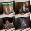BBoJack Horseman Cushion Cover Reversible Soft Durable Pillow Cover Home  Car MultiScene Use for Daily Comfort