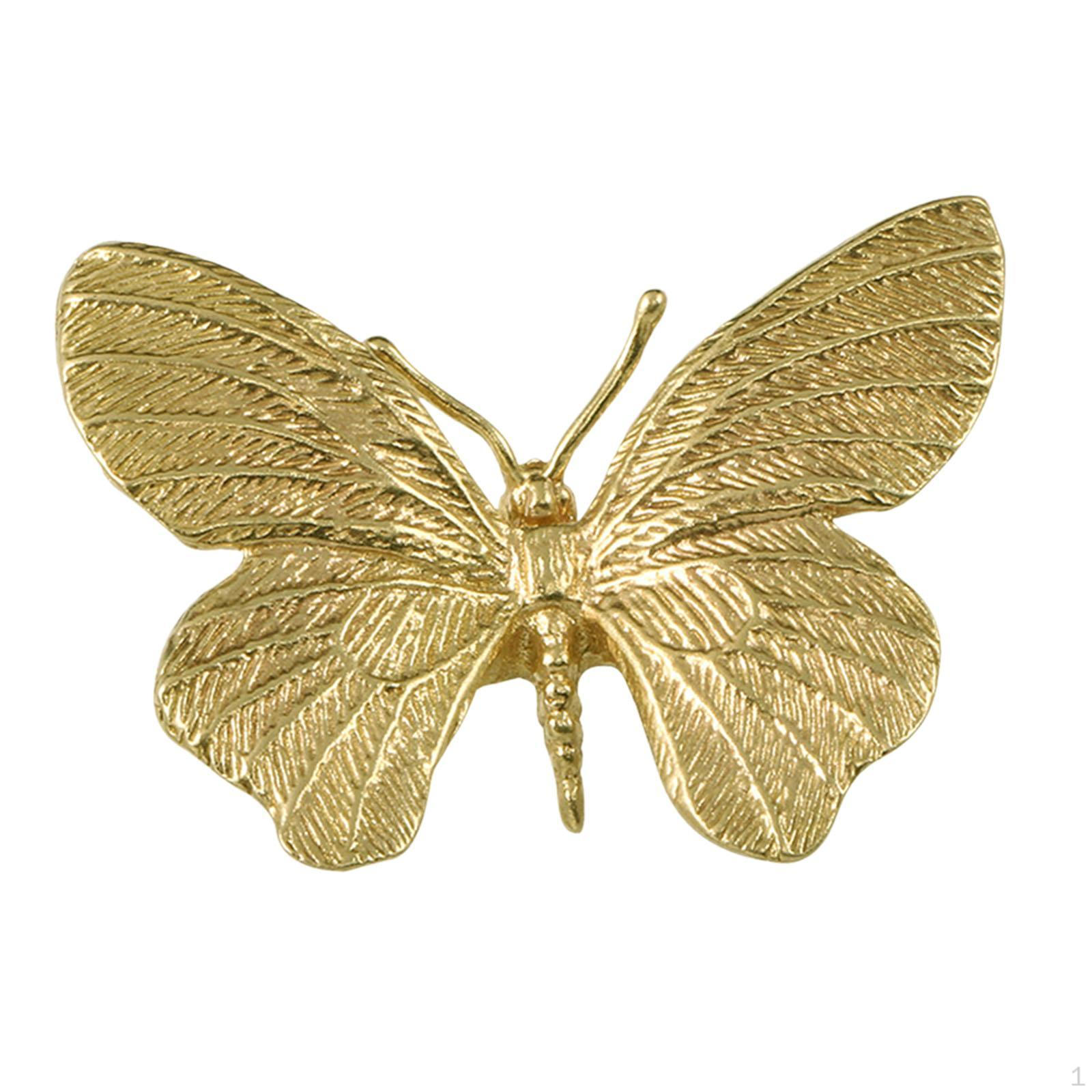 

Brass Animal Drawer Pull for Home Decor 5.4x4.4cm_butterfly