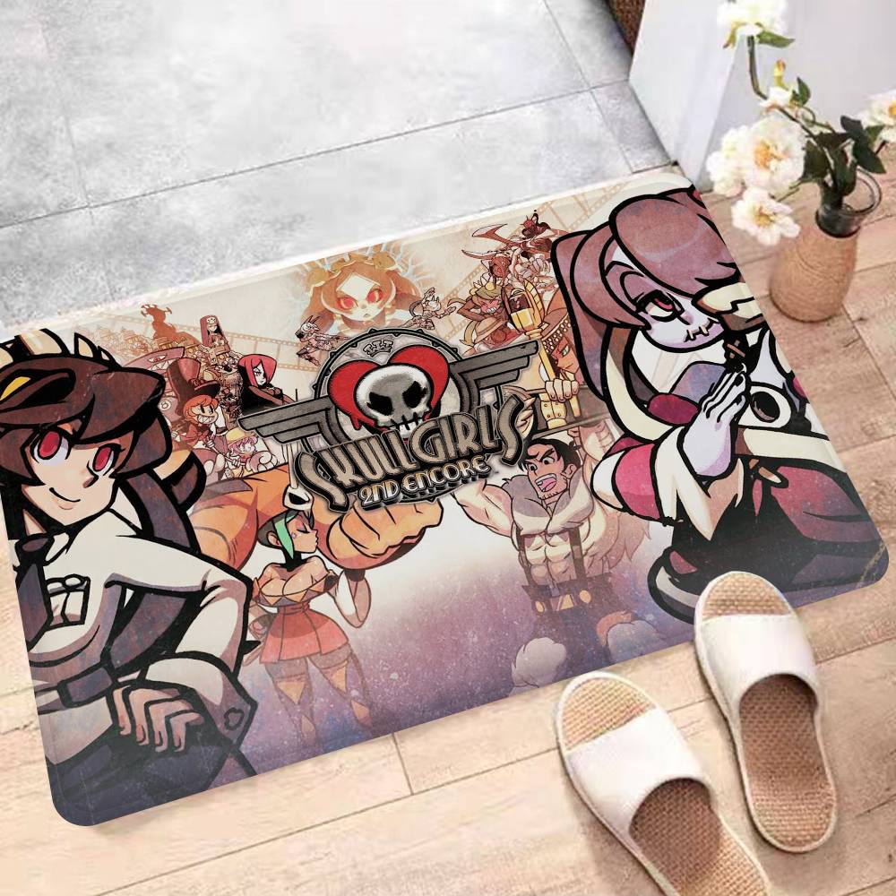 Fighting Game S-SkullGirls Room Mats Cheaper Anti-slip Modern Living Room Balcony Printed Welcome Rug