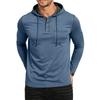 Men's Hooded Shirt Loose Fit Casual Long Sleeve for Outdoor Fall Winter