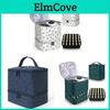 Lightweight Pu Cosmetic Case With Multiple Pockets For Nail Polish And Beauty Essentials