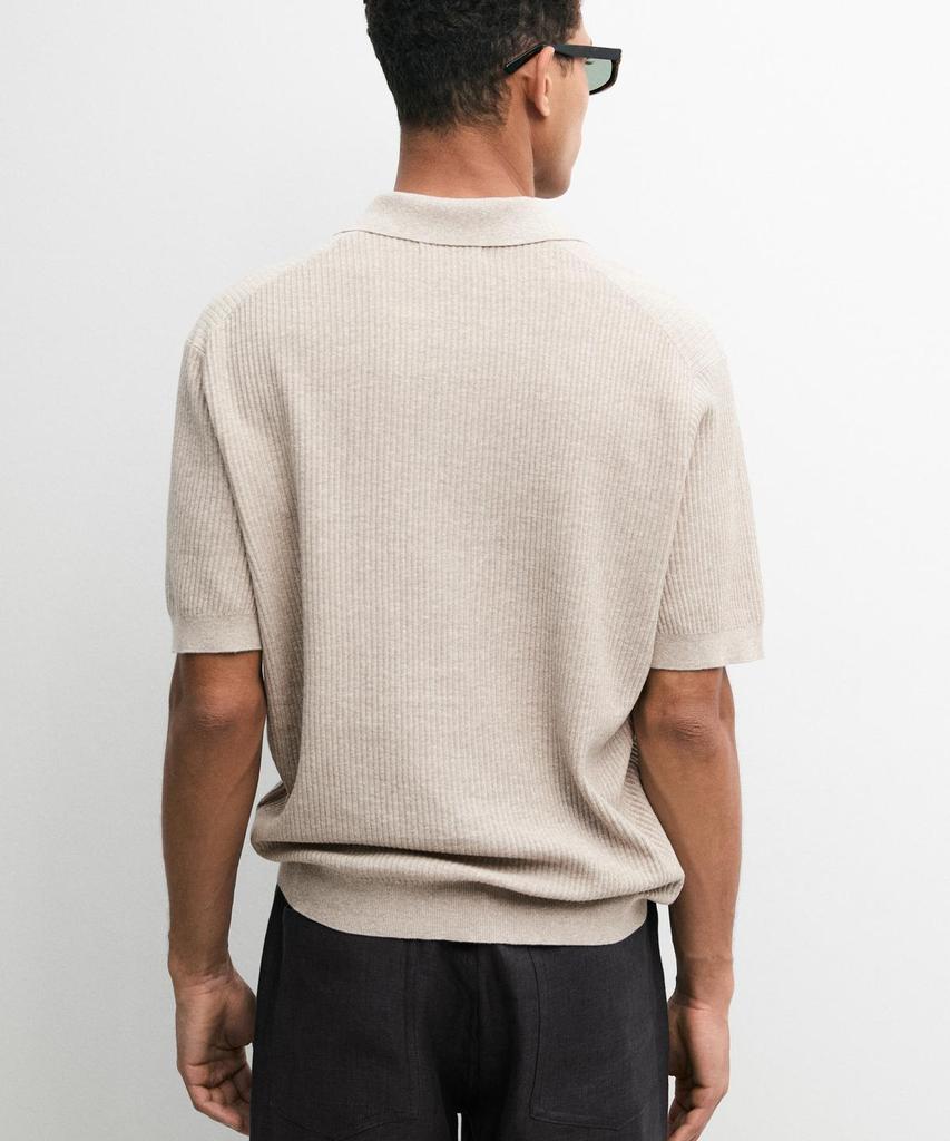 Masimodutti Cotton Knit Polo