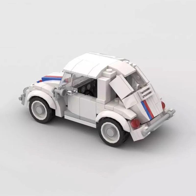 MOC Domestic Building Blocks Retro Puzzle Assembled Classic Large And Medium Mini Beetle Assembled Building Block Toys