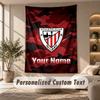 Tapestry Custom Name Text, Wall Hanging Tapestry Home Room DecorAthletic Bilbao FC